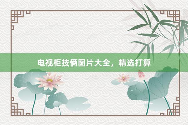 电视柜技俩图片大全，精选打算